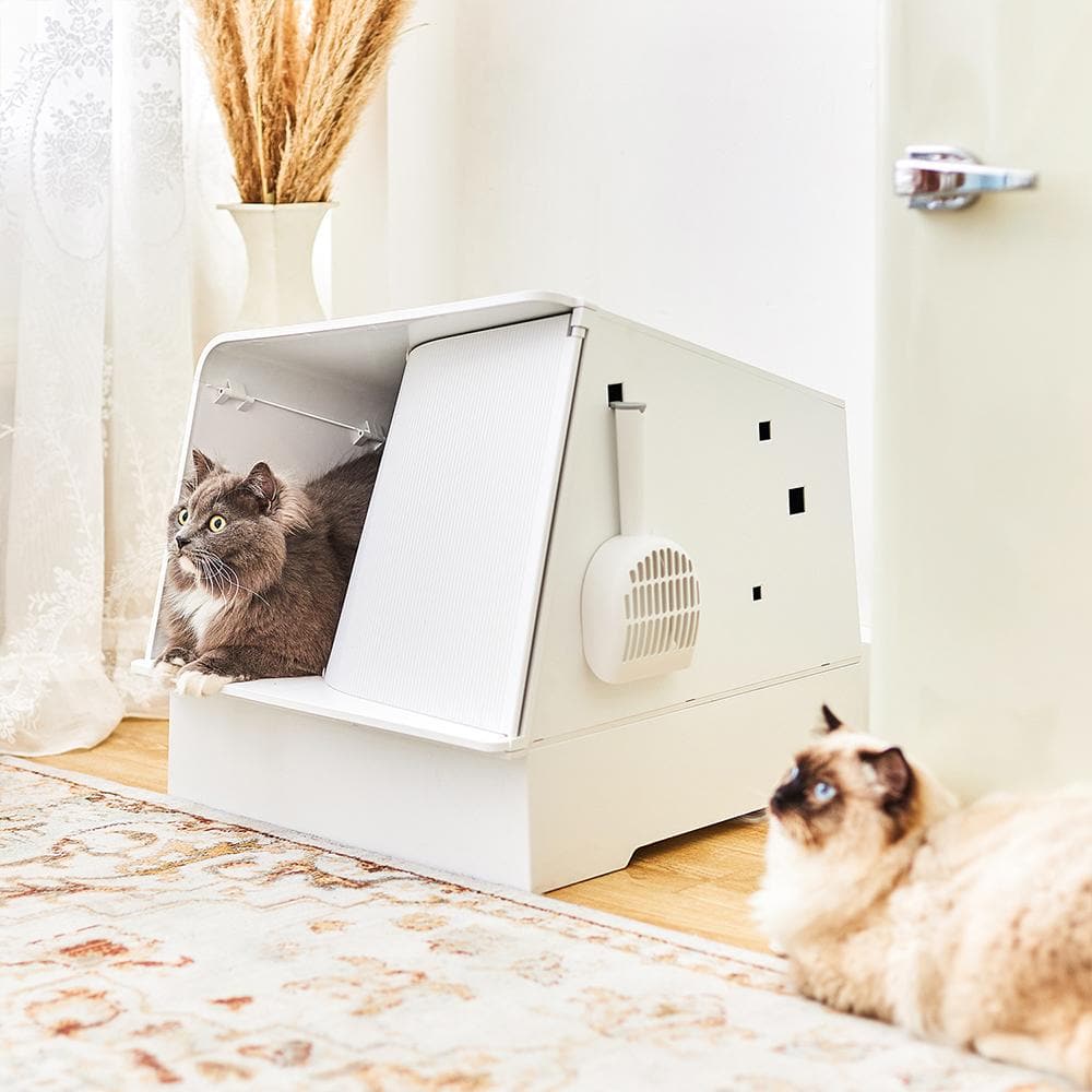 PETKIT White Villa Cat Litter Box - Furbabies Online