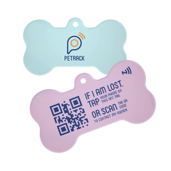 PETRACK Smart Pet Tag Pink - Furbabies Online