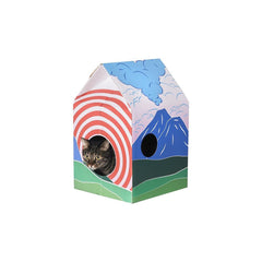 PIDAN Cat Scratcher Cat Hut - Fuji - Furbabies Online