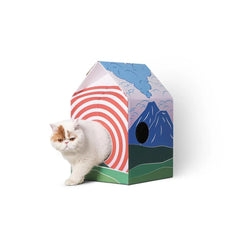 PIDAN Cat Scratcher Cat Hut - Fuji - Furbabies Online