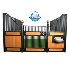 Steel Structure Portable Bamboo Horse Stall (MADE TO ORDER) - Furbabies Online