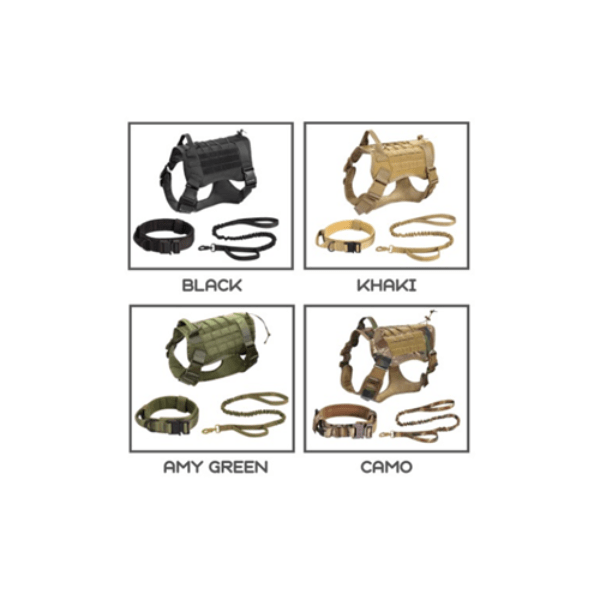 Tactical Dog Harness Set - Furbabies Online