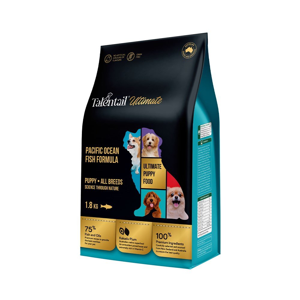 TALENTAIL Ultimate Pacific Ocean Fish Puppy Food 1.8Kg - Furbabies Online