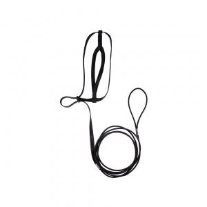 The Aviator LARGE BIRD HARNESS & LEASH - Black - Furbabies Online