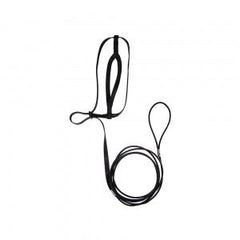 The Aviator LARGE BIRD HARNESS & LEASH - Black - Furbabies Online