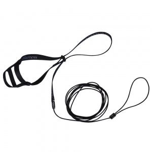 The Aviator LARGE BIRD HARNESS & LEASH - Black - Furbabies Online