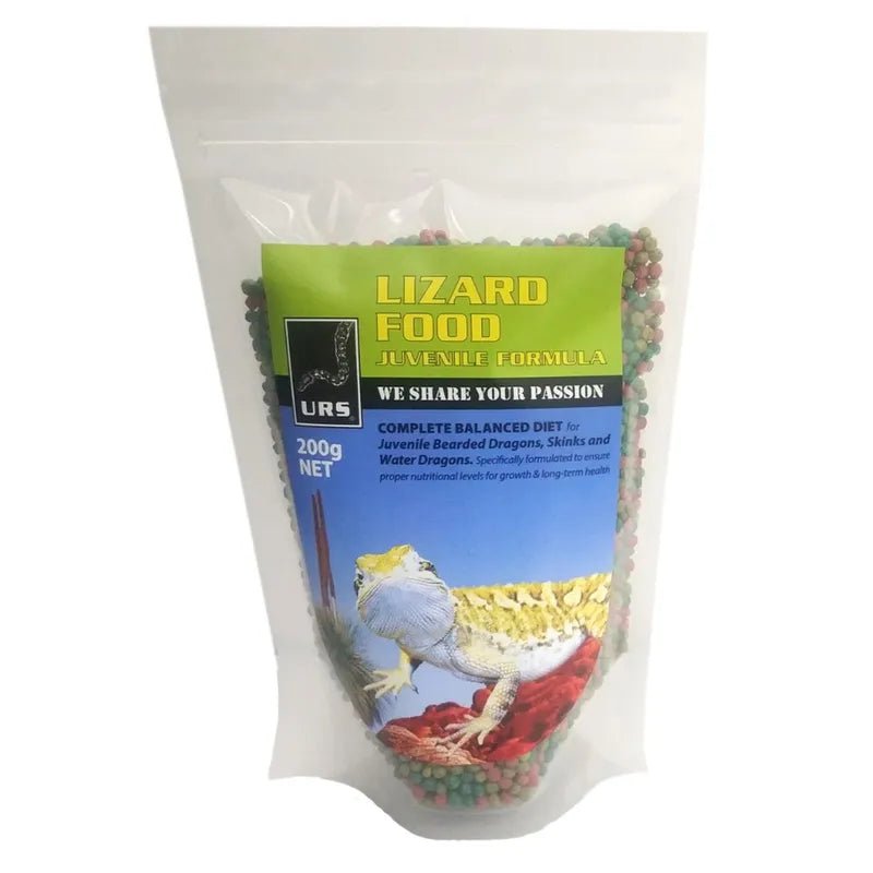 URS LIZARD FOOD JUVENILE 200G - Furbabies Online