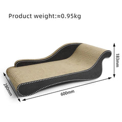 ZODIAC Cat Scratcher Beach Chair 24.5x50x13.5 - Furbabies Online