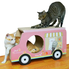 ZODIAC Cat Scratcher - Ice Cream Van - Furbabies Online